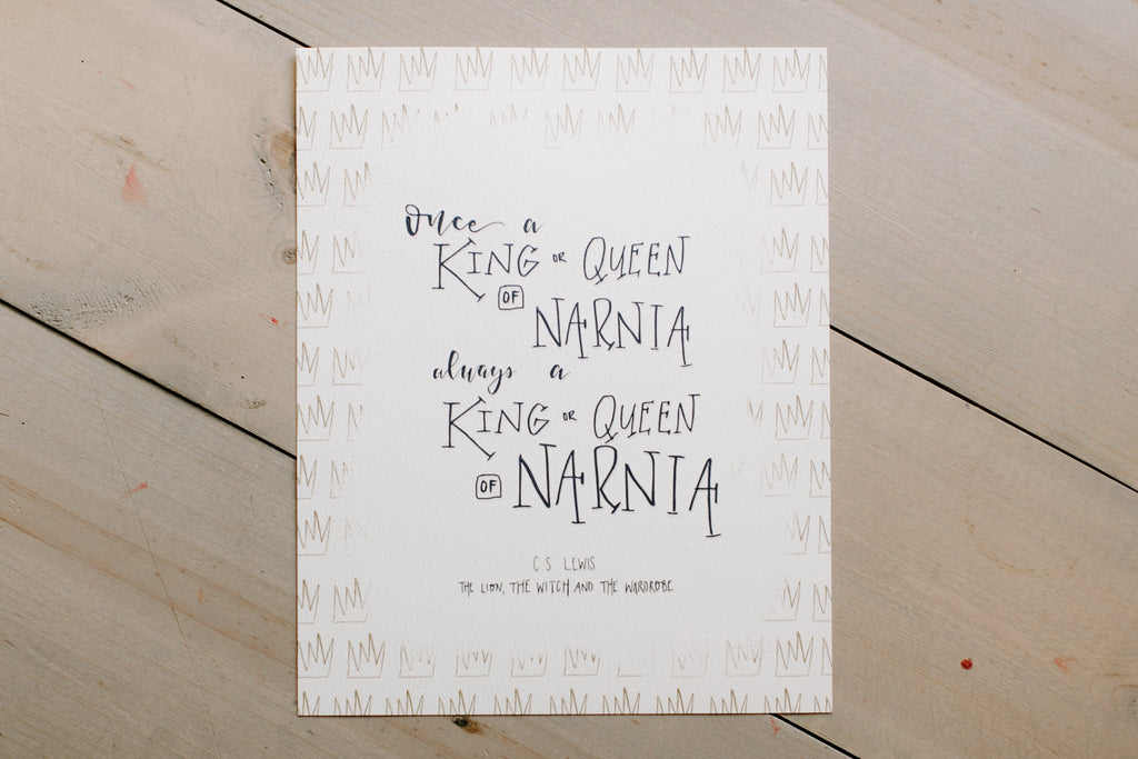 Narnian King & Queen Print